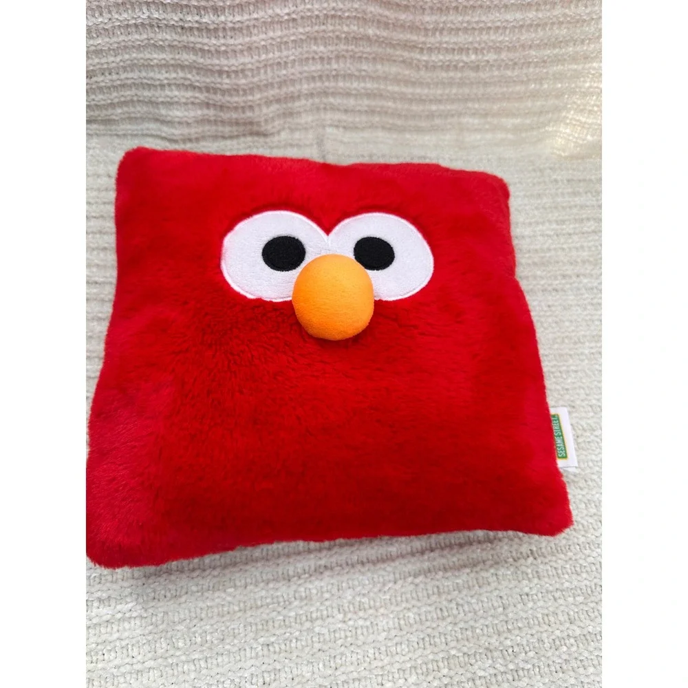 Sesame Street Elmo Plush Pillow Character Red 13